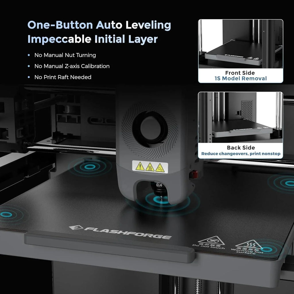 Adventurer 5M 3D printer with fully automatic leveling
