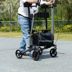 Heavy-duty rollator for seniors