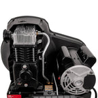 Husky 30-gallon compressor, 175 PSI, oil-lubricated belt drive, portable vertical electric air compressor C304H