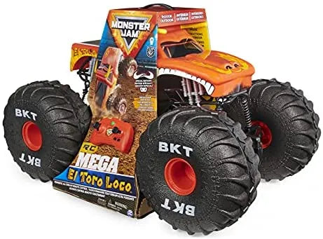 Monster Jam, Official Mega Grave Digger All-Terrain Remote Control Monster Truck with Lights  sgtnighsdesigns