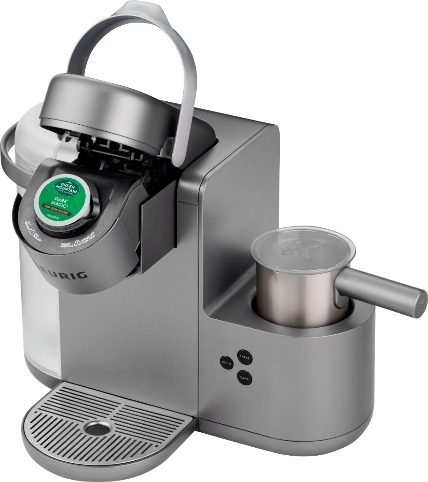 Keurig K-Cafe Special Edition Single Serve K-Cup Pod Coffee Maker with Milk Frother - Nickel 5000200558