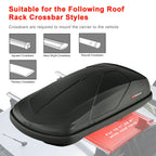 Cargo Box, Waterproof Rooftop Cargo Carrier, Heavy Duty Roof Storage Box