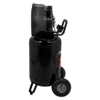 Husky 30-gallon compressor, 175 PSI, oil-lubricated belt drive, portable vertical electric air compressor C304H