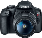 Canon – EOS Rebel T7 DSLR Video Camera with 18-55mm Lens – Black