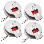 Firex 4-Pack Hardwired Smoke Detector with Ionization Sensor