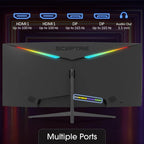 Sceptre 34 Inch 165Hz Curved Ultrawide WQHD Monitor