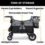 Delta Children's Jeep Wrangler Deluxe 4-Seater Stroller Wagon