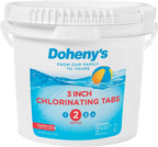 3 Inch Stabilized Chlorine Tablets | Pro-Grade Pool Sanitizer, Long Lasting, Slow Dissolving, 99% Pure Tri-Chlor, Individually Wrapped – 50lb