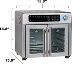 Emeril Lagasse Extra Large French Door Air Fryer Toaster Oven Combo, 24 Cooking Functions