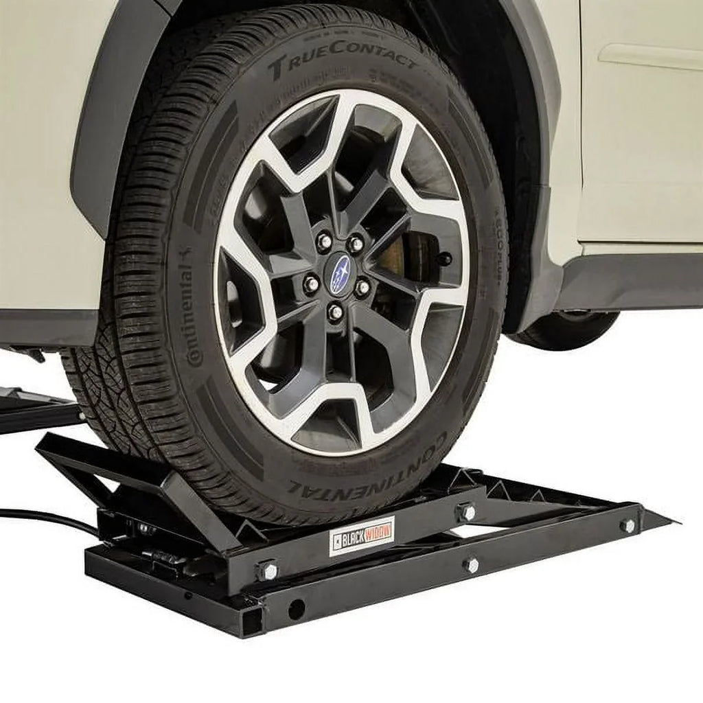 Black Widow Hydraulic Car Lift with Ramp – 3,000 lb. per pair Capacity  sgtnighsdesigns