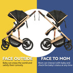 Infant Newborn Baby Bassinet Stroller
