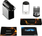 Nespresso Pixie espresso machine by De’Longhi, 19-bar pump, compact aluminum design, silver, 1100 ml