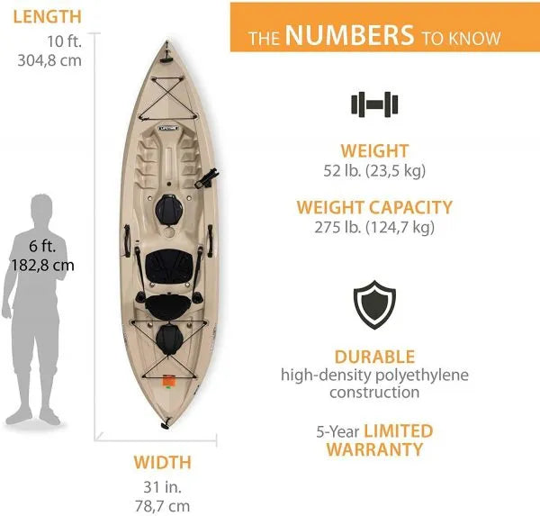 Lifetime 90806 Tamarack Angler 100 Fishing Kayak