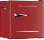 Frigidaire EFR176 Retro Compact Fridge with Chiller Mini Refrigerator with Built-in Bottle Opener for Office, Bedroom, Dorm Room or Cabin, 1.6 cu ft 16" D x 18" W x 18.5" H, Moonlight