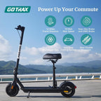 Adult Electric Scooter, 8.5 Inch Pneumatic Tires, Max Range 14/18 Miles, Max Speed 15.5/18 MPH, Powered by 300 Watt Motor, with Cruise Control Adult Folding Electric Scooter
