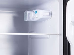 Apartment-sized refrigerator, 3.5 cubic feet (approx. 99 liters) usable capacity, small refrigerator with freezer compartment, suitable for houses and apartments, freestanding