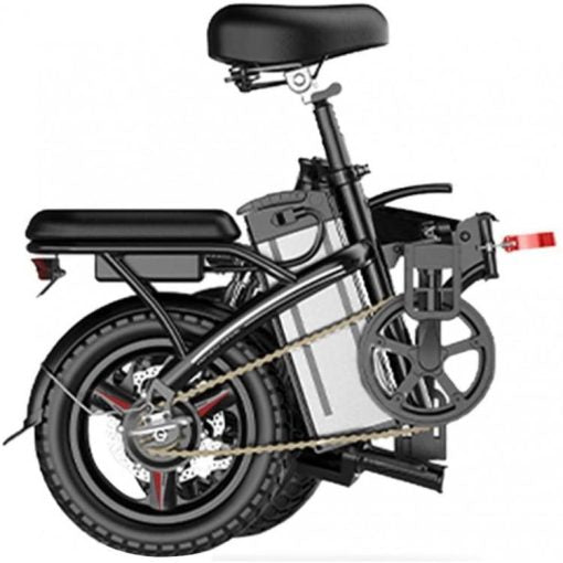 Black Folding Electric Bike 250W – Removable Battery, Fat Tire, Ideal for Beach & Snow, Adults & Teens
