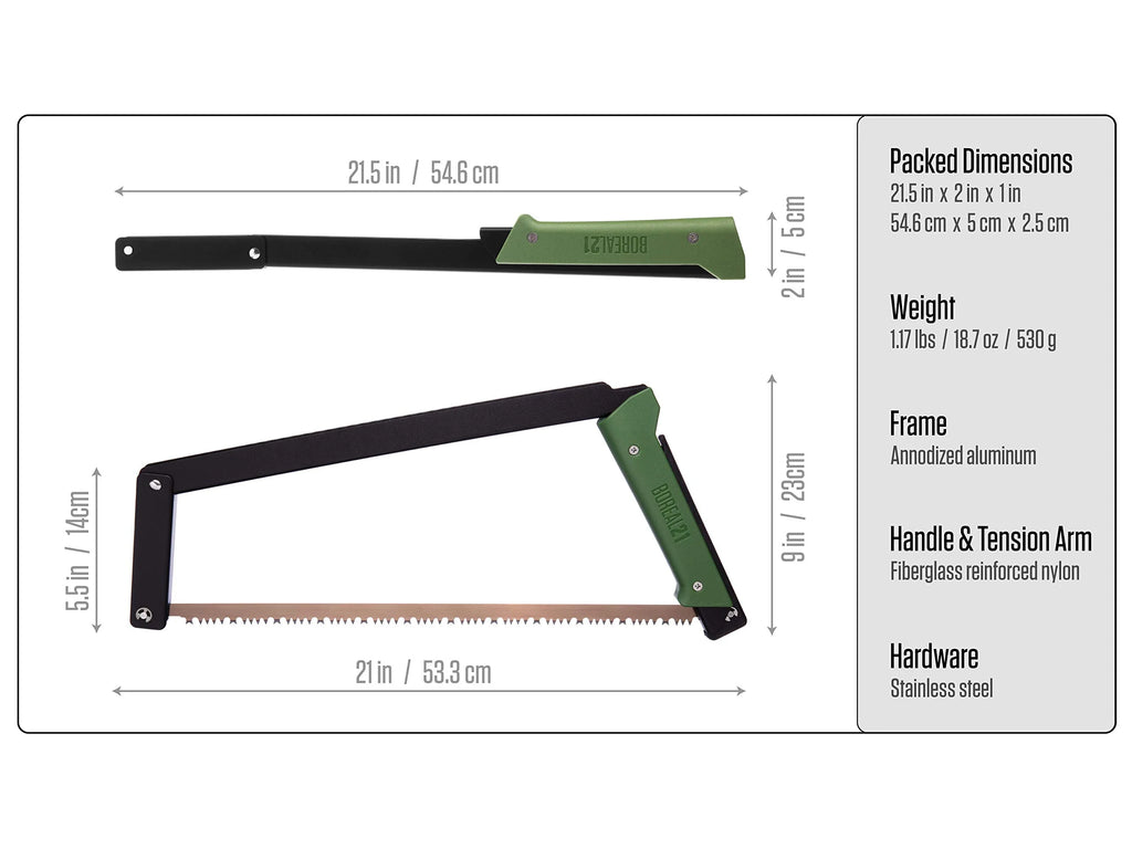 AGAWA BOREAL21 21 Inch Folding Bow Saw