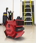 Lasko X-Blower Multi-Position Utility Blower Fan with 3 Speeds, X12900, Red