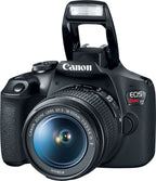 Canon – EOS Rebel T7 DSLR Video Camera with 18-55mm Lens – Black