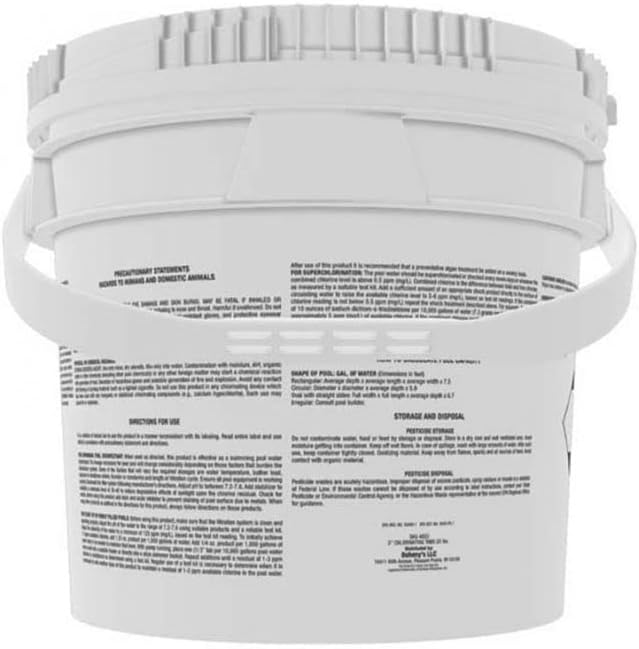 3 Inch Stabilized Chlorine Tablets | Pro-Grade Pool Sanitizer, Long Lasting, Slow Dissolving, 99% Pure Tri-Chlor, Individually Wrapped – 50lb