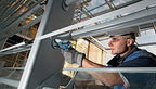 BOSCH CLPK22-120 12V Max Cordless 2-Tool 3/8 in. Drill/Driver and 1/4 in. Impact Driver Combo Kit with 2 Batteries, Charger and Case,Blue