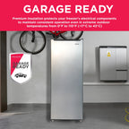 Frigidaire 6.5 Cu. ft. Upright Freezer, Platinum