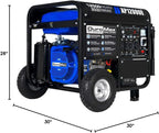 Portable 13000-watt generator with dual-fuel operation (gasoline & propane), electric start, emergency power supply for the whole house, switchable, suitable for motorhomes and emergencies