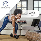 Bowflex SelectTech 552 Adjustable Dumbbells (pair), 2.3–23.8 kg, space-saving home fitness equipment