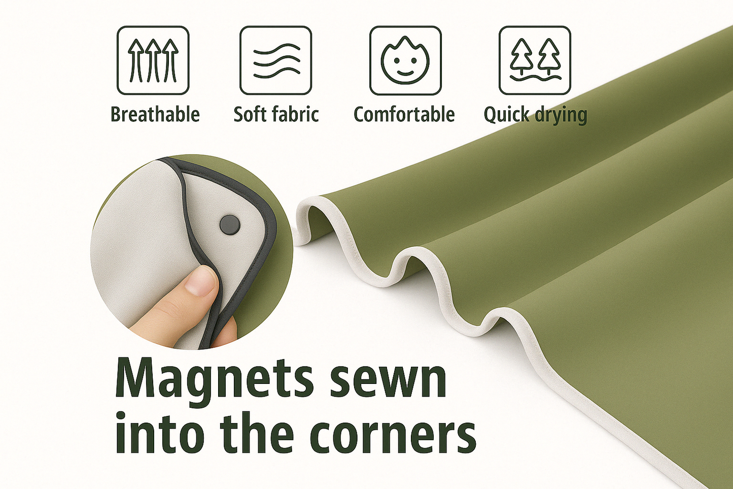 Magnetic Beach Towel