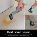 Shark CarpetXpert EX201 Carpet Cleaner, Cyan – Deep Cleaning with StainStriker, Perfect for Pets, Includes Spot & Stain Remover Tools