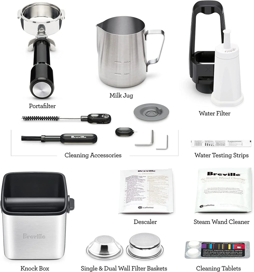 Breville BES990BSSUSC Automatic Espresso Machine