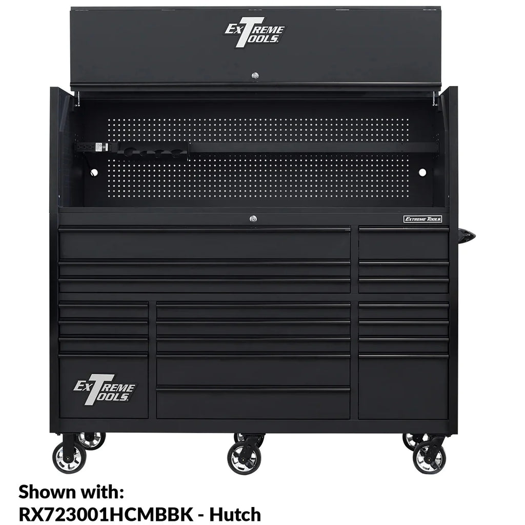 Extreme Tools RX250 Series 72-inch x 30-inch Rolling Cart – 19 Drawers – 250 lb Drawer Slides