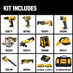 2025 DEWALT 20V MAX 10-piece tool combination set DCK1020D2 by DEWALT