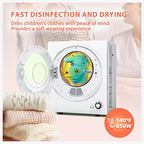 Euhomy 110V Portable Clothes Dryer 850W Compact Laundry Dryers 1.5 cu.ft Front