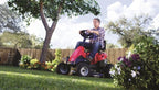 Troy-Bilt TB30 382 cm³ ride-on lawnmower with 6 gears, fully refurbished, compact design, adjustable height