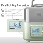 BUYDEEM 5-Quart Electric Food Steamer for Cooking