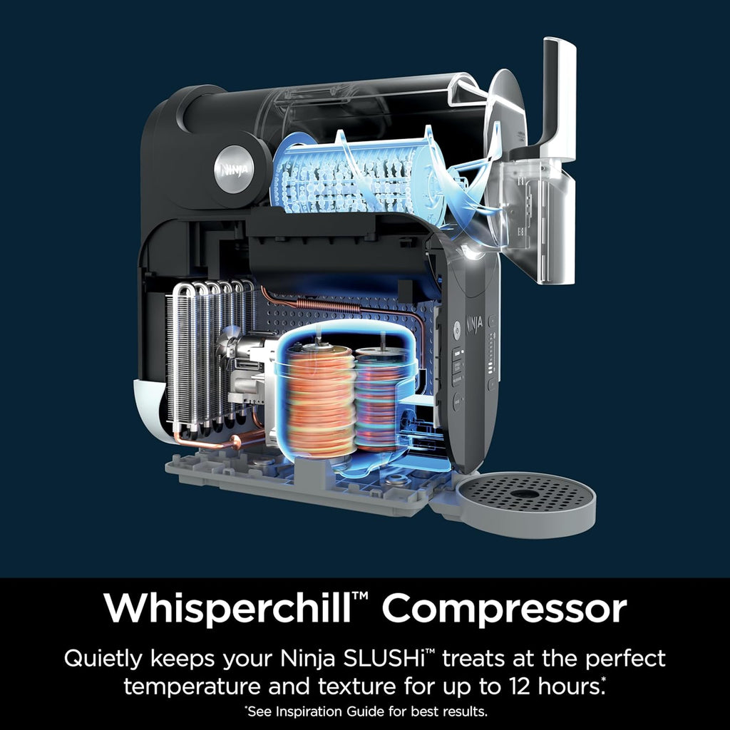 Ninja SLUSHi with RapidChill Technology, 88 oz. Frozen Drink & Slushie Machine, 5 Preset Programs, Margaritas, Frapps More, Premium Accents, Black, FS301