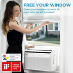 Midea 12,000 BTU U-shaped smart inverter window air conditioner cools rooms up to 550 square feet