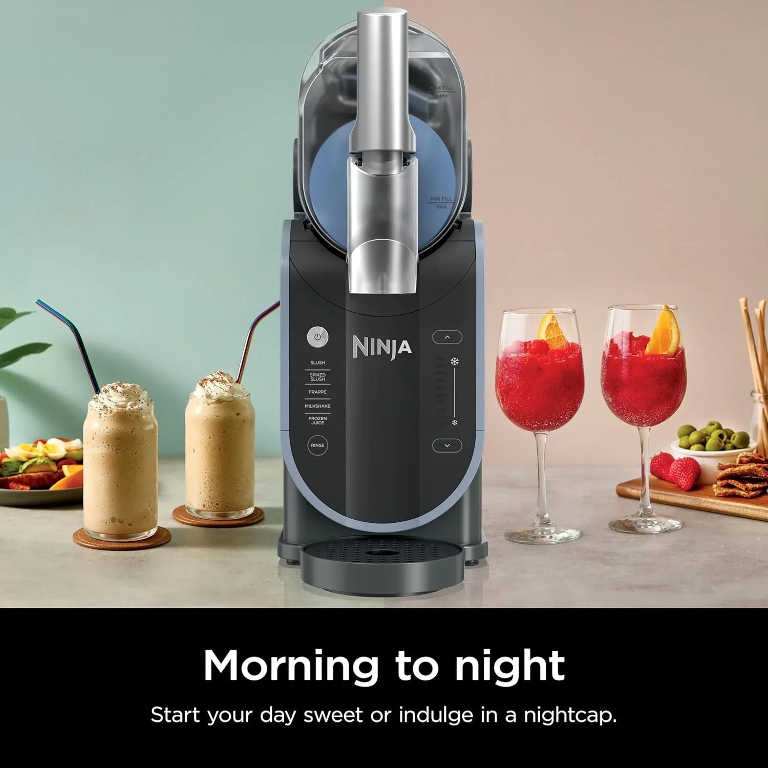 Ninja SLUSHi with RapidChill Technology, 88 oz. Frozen Drink & Slushie Machine, 5 Preset Programs, Margaritas, Frappés, and More