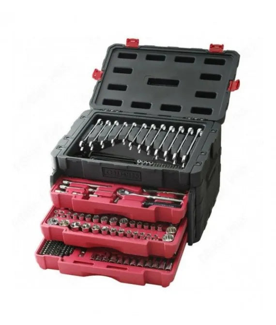 Craftsman Mechanics Tool Set, Ratchet Socket Hand Wrench Toolset