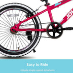 JOYSTAR Lubbock 20" 24" Kids Mountain Bike Single Speed Bicycle