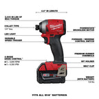 FUEL Lithium-Ion Brushless Cordless 7 Tool Combo Kit 5.0 Ah 18V M18