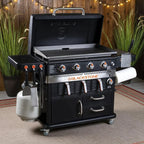 Blackstone 4-burner hob and air fryer combination – 36 inch