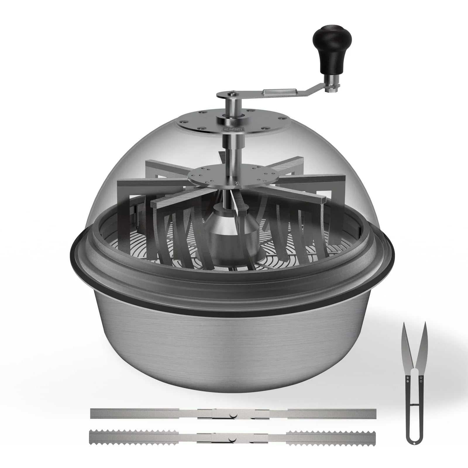 AC Infinity 16" Bud Leaf Bowl Trimmer with Stainless Steel Blades