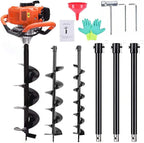 PRIJESSE Gas Powered Post Hole Digger Earth Auger Drill