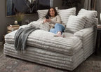 Nestle Chaise Lounge With Dual Cupholders And Charging Ports