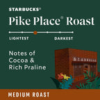Starbucks Pike Place Roast Medium Coffee K-Cups 96-Count – 100% Arabica, Keurig Compatible