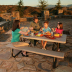 Lifetime 6 Foot Folding Picnic Table, Putty, 22119