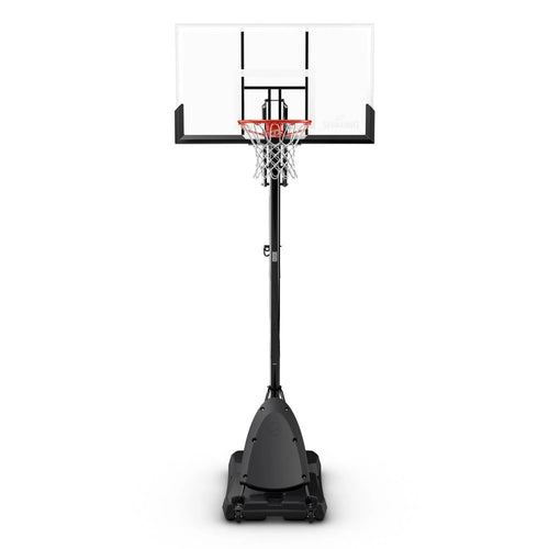 2025 Spalding 54-inch shatterproof polycarbonate Exacta height basketball hoop system, portable